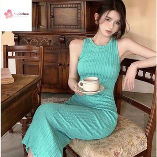 Đầm Sát Nách Cổ Tròn Thiết Kế Mới Thời Trang Mùa Hè 2022 Dành Cho Bé Gái