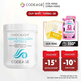 Bột collagen từ cá bổ sung collagen và ngăn ngừa lão hóa da CodeAge Wild Caught Marine Collagen Peptides Powder