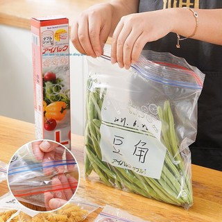 Túi kín thực phẩm Túi giữ tươi Túi kín gia đình Túi kín cấp thực phẩm Bảo quản tủ lạnh Túi màng trong suốt Túi Ziplock