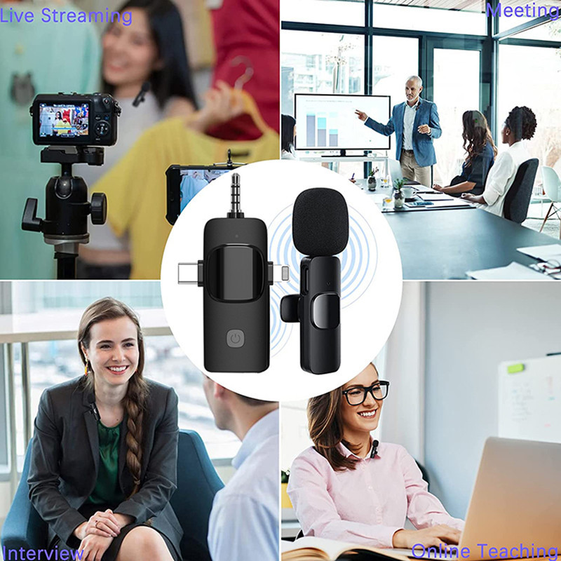 Micro ghi âm không dây USB chuyên nghiệp K15 | BigBuy360 - bigbuy360.vn