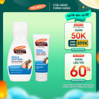 Combo Dưỡng thể toàn thân Bơ Cacao Palmer's (Sữa dưỡng thể 250ml và Kem dưỡng da tay 96g)