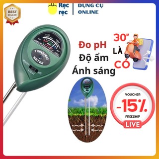 Máy đo, dụng cụ đo độ ph đất 3 trong 1