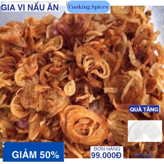1kg Hành phi giòn loại 2