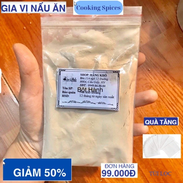 100gr Bột Hành nguyên chất
