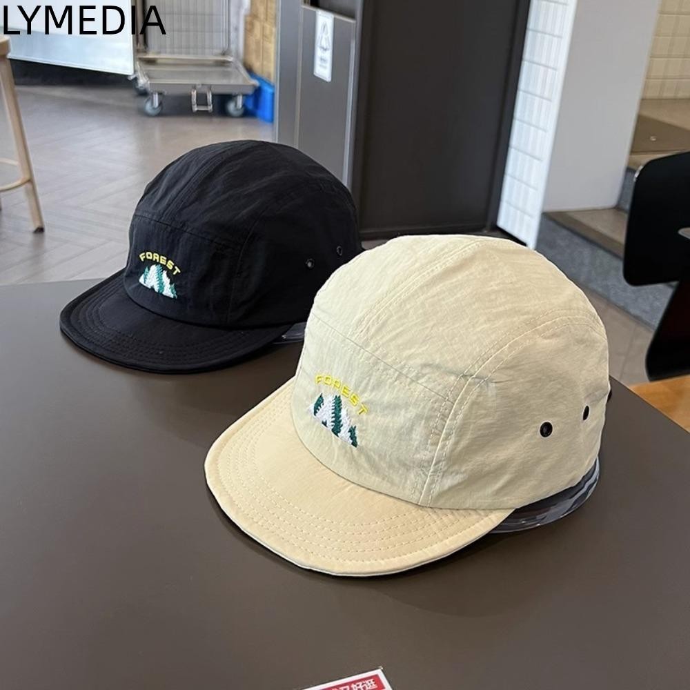 LYMEDIA lưỡi trai LYMEDIA, Mũ chống nắng vành ngắn mềm mại, Mũ bóng chày khô nhanh năm mảnh