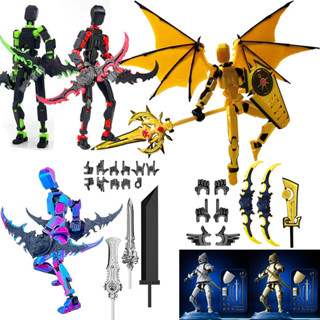 Mới Giáp Robot Nhân Vật Hành Động May Mắn 13 3D In Mô Hình Lắp Ráp Đồ Chơi Giả 13 Nhân Vật Hành Động Lắp Ráp Đồ Chơi Robot Titan 13 Quà Tặng Cho Trẻ Em Mô Hình