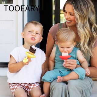 TOOEARY Hộp đựng kem, Hộp đựng kem Popsicle chống nhỏ giọt sáng tạo, Giá kem Silica Gel cho mùa hè