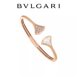  BVLGARI BVLGARI DIVAS 'DREAM Rose Gold Mother-of-Pearl Diamond Vòng tay hình quạt 