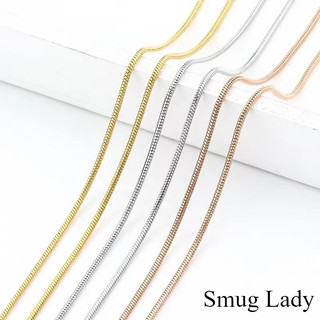 Tối Giản Mịn Ngắn Xương Rắn Dây Chuyền Vòng Cổ Nữ Không Gây Dị Ứng Dễ Dàng Phù Hợp Với Quà Tặng Cho Bé Gái Mạ Thép Titan 18K Vàng Đồng Bằng Dây Chuyền Vòng Cổ