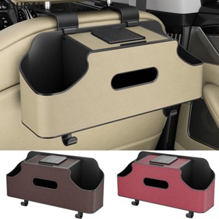 Bộ sắp xếp ghế sau ô tô GOUDAI Móc treo Thiết kế phân vùng Giá đỡ cốc uống nước trên ô tô Dễ dàng lắp đặt Giá đỡ điện thoại Hộp đựng khăn giấy xe chống mài mòn Người lớn 