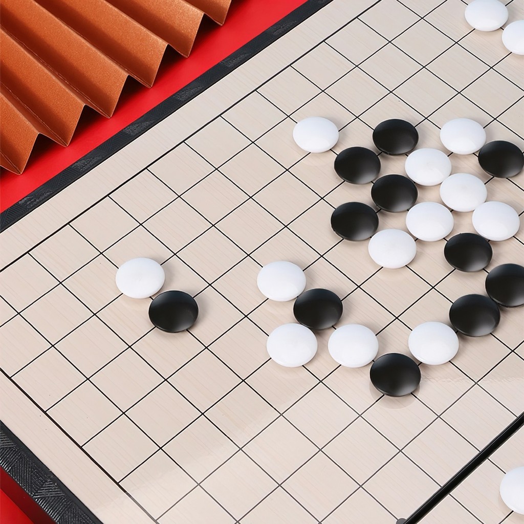 Bộ cờ vây nam châm cao cấp, kiêm cờ ca-rô chính hãng -IP888