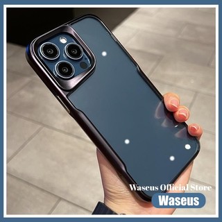 Máy mạ trong suốt Vỏ điện thoại kiểu kim loại cho iPhone 11 12 13 14 15 Pro Max 15 Plus 16 Pro Max Vỏ cứng Acrylic iPhone 16 Full Cover