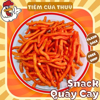 500 Quẩy Sâu Cay, Quẩy Vừng Cay, Snack Bánh Thơm Ngon Giòn Tan, Đồ ăn vặt 1K,