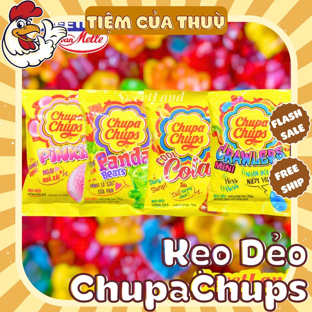 Kẹo Dẻo Alpenliebe Hương Trái Cây Hình Gấu Panda / Cola, Kẹo Alpenlibe Mềm Dẻo