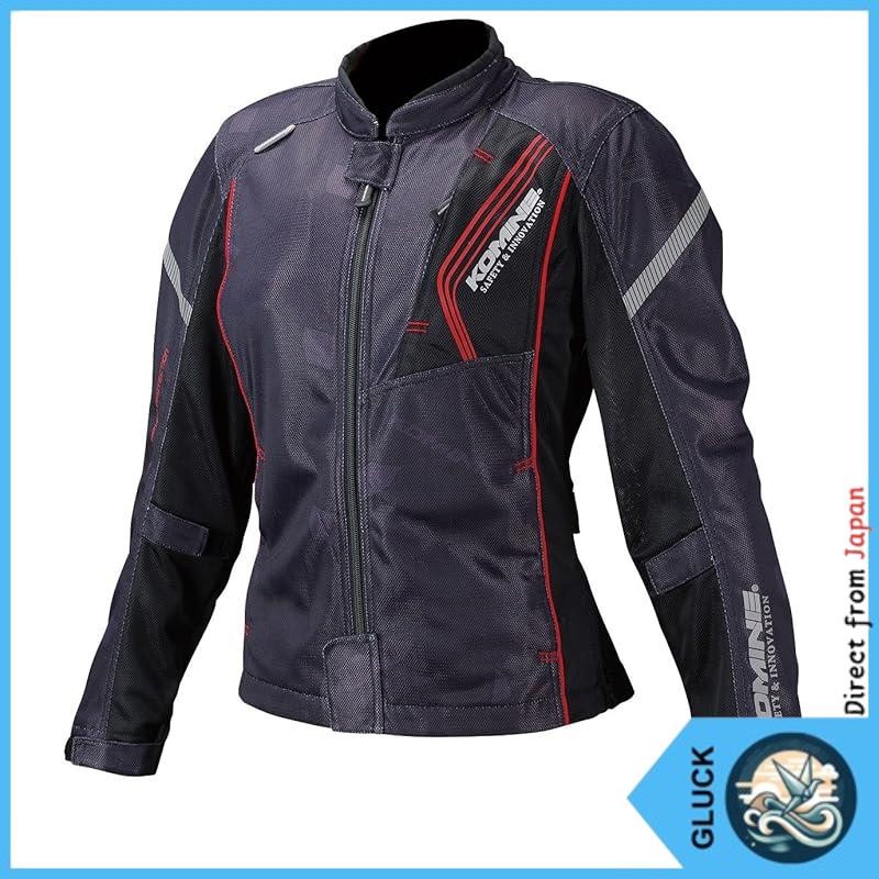 [KOMINE] Motorcycle Full Mesh Jacket JK-128 Spring/Summer CE Certified Mesh Material Protector 07-12