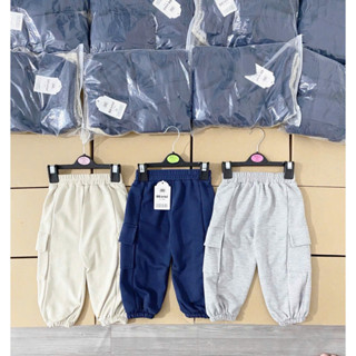 CB168-Combo 3 quần nỉ dày bé trai túi hộp hàng VNXK