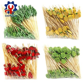 (1 gói 100 miếng) Trái cây dùng một lần