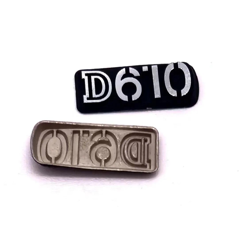 1 CÁI Dành cho logo Nikon D610 D7100 D7200, nhãn logo vỏ trước D610 D7100 D7200, nhãn D610 D7100 D72