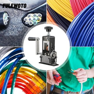Máy tuốt dây điện FULEWOTO, Máy tuốt dây cáp bền di động, Máy cắt đồng phế liệu tái chế bằng đồng thủ công