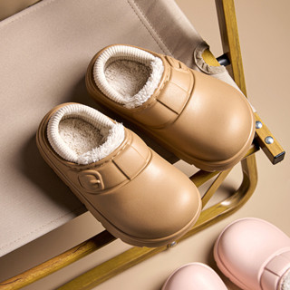 Cheerful Mario sục lót lông cho bé dép bông Bé Trai Bé Gái Trong Nhà Chống Trơn Trượt Chống Thấm Nước EVA Thời Trang sục lót lông Đơn Giản