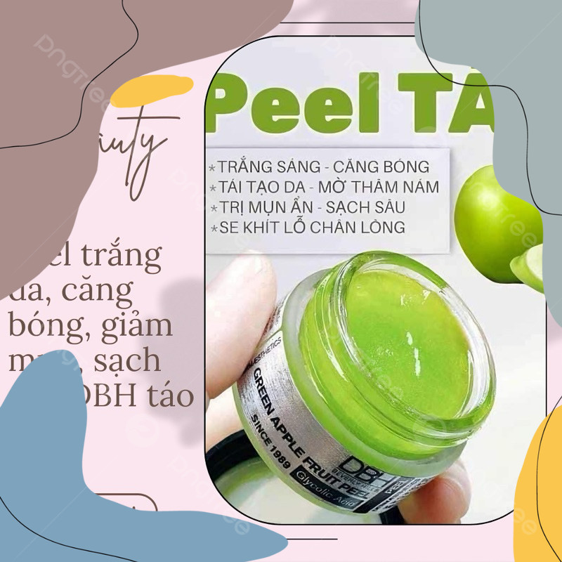 (Mẫu dùng thử) Thay da sinh học DBH táo xanh Green Apple Fruit Peel