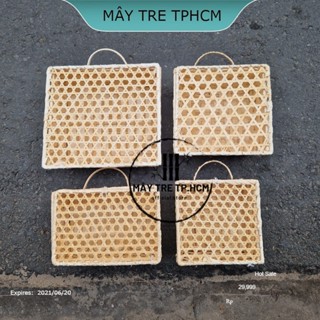 Giỏ qùa bằng mây tre, kiểu vali có tay xách tre,  giỏ hộp mây tre quà tặng người thân ngày tết