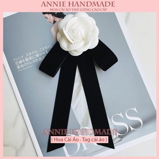 Tag nơ cài áo bông hoa lịch lãm sang trọng - Sỉ lẻ nơ cài cổ áo [HANN- Hoa cài áo, pk thời trang]