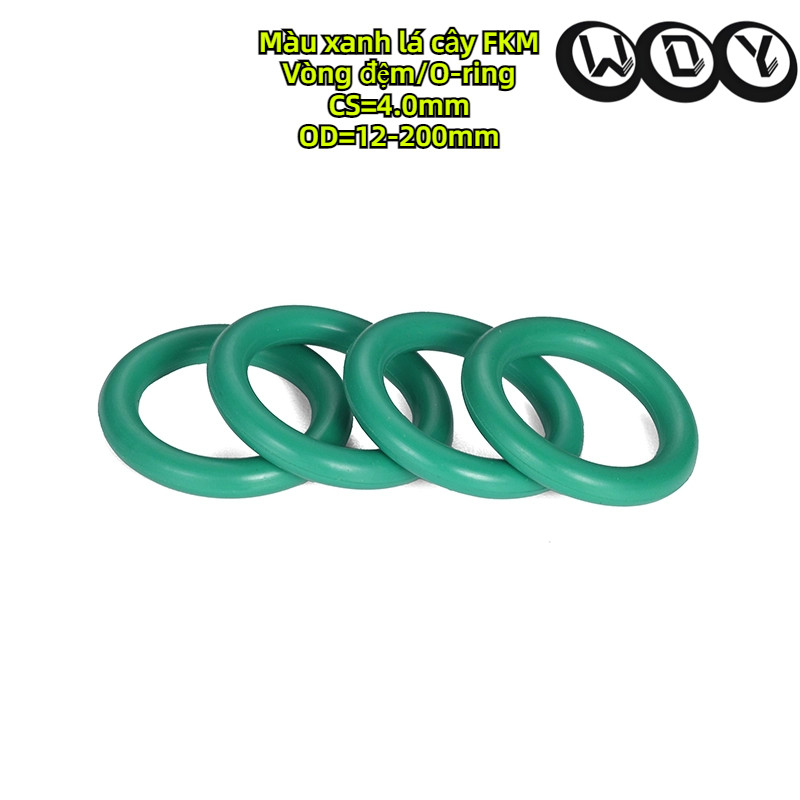 Vòng đệm cao su oring/ gioăng FKM CS4.0mm * OD12-100mm