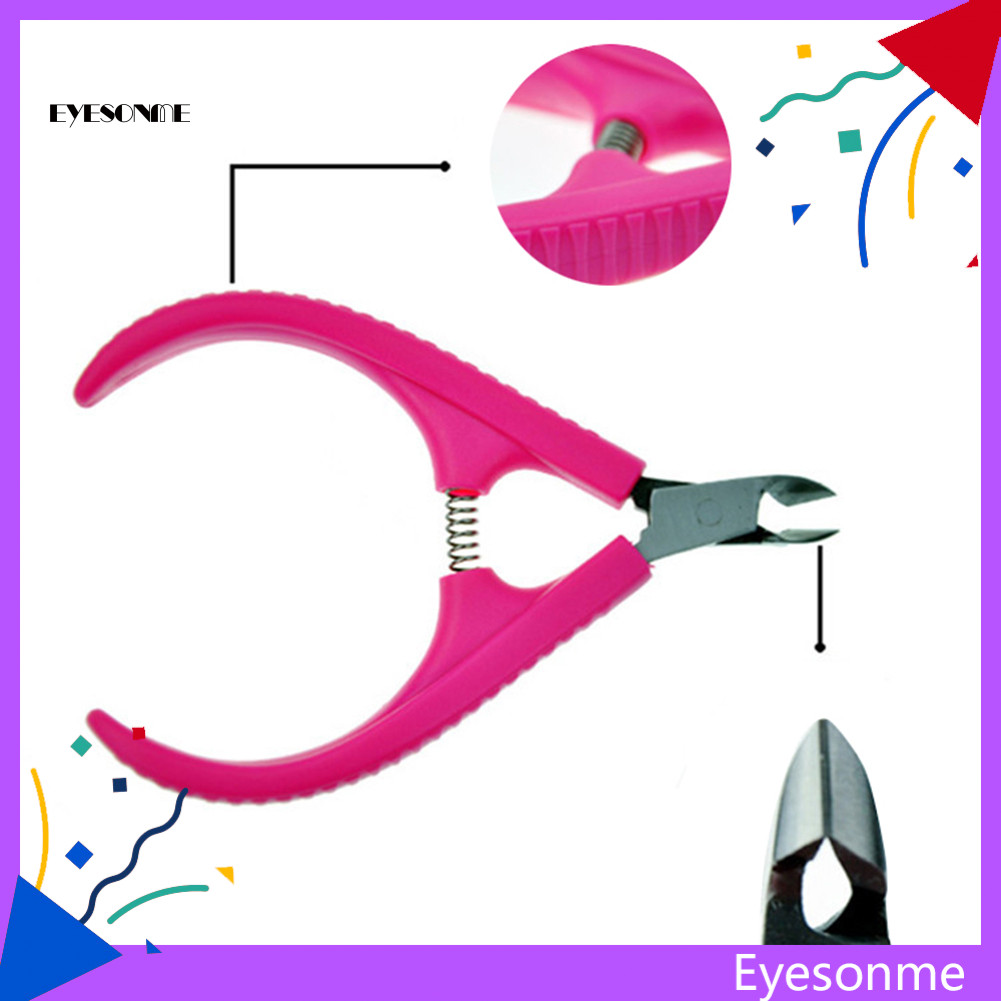 MẮT Móng Tay Cuticle Clipper Cutter Ngón Tay / Ngón Chân Da Chết Kéo Nipper Làm Móng Tay Tông Đơ
