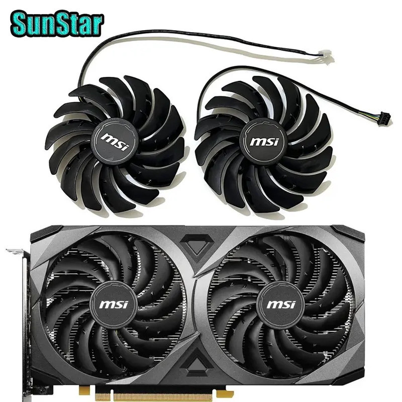 Quạt làm mát card màn hình 4pin 95mm PLD10010S12HH MSI RTX 3070 mới, Dành cho card đồ họa MSI GeForc