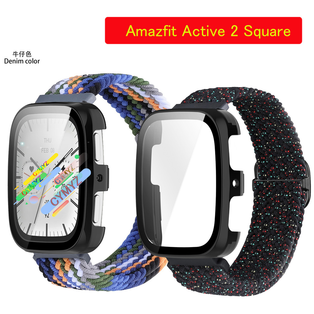 Amazfit Active 2 Dây đeo vuông Dây đeo Nylon cho Amazfit Active 2 dây đeo thể thao Dây đeo cổ tay ch