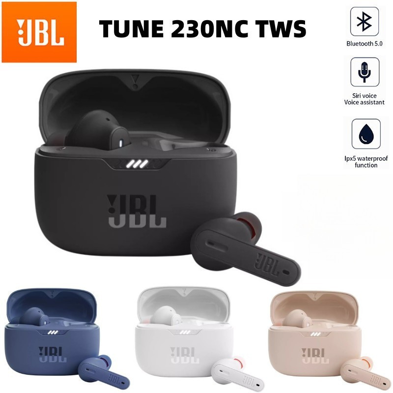 Tai nghe Bluetooth JBL Tune 230NCTWS có Mic Tai nghe không dây âm thanh nổi HIFI Tai nghe nhạc cảm ứng thông minh Tai nghe thể thao ngoài trời Burstod | BigBuy360 - bigbuy360.vn