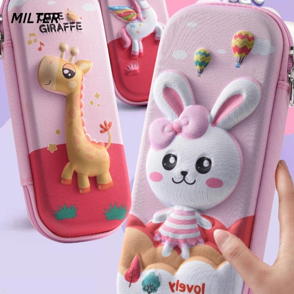 Bút không gian MILTER, Bút chì dễ thương Kawaii, Hộp bút chì dung lượng cao hoạt hình