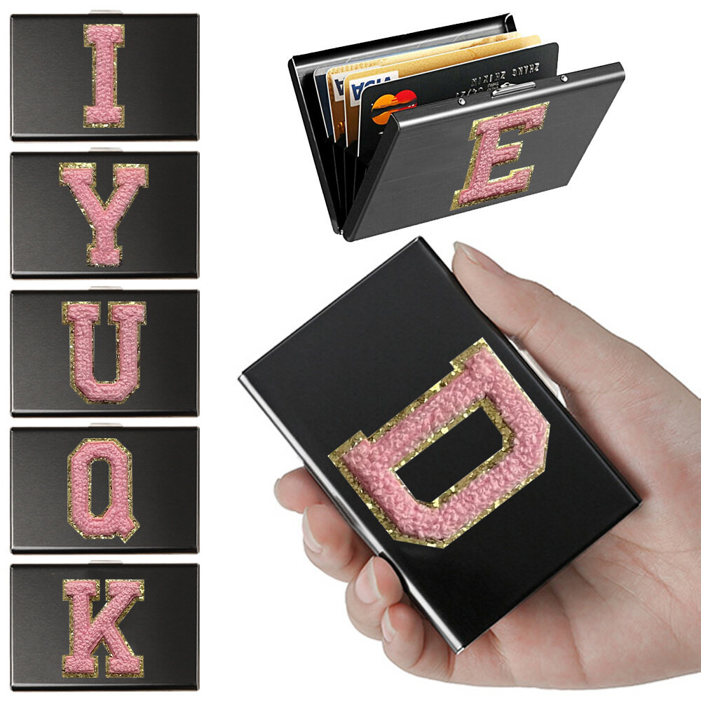 Card Case Card Wallet Wallet Card Holder Embroidered Logo