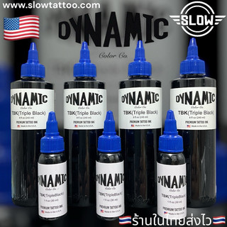 Mực xăm Dynamic From USA TBK / BLK Triple Black Tattoo Ink - Chai 8 oz 240ml
