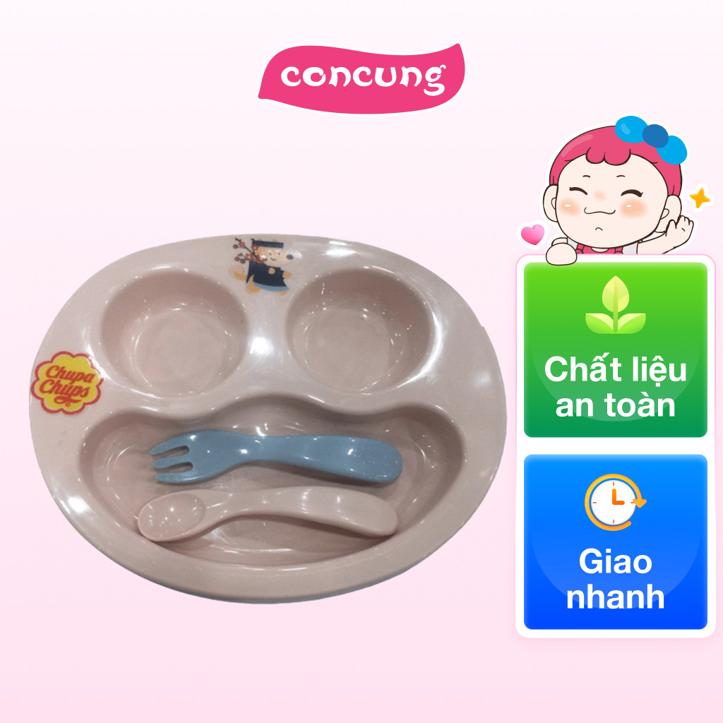 [QUÀ TẶNG]_Set tập ăn dặm 3 món