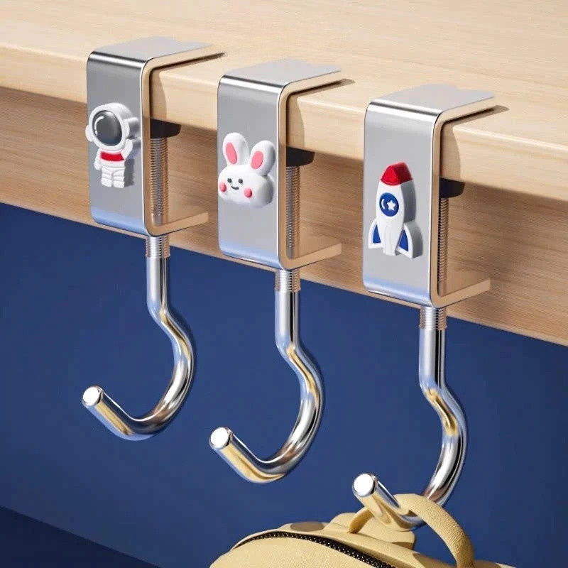 Set 15 Móc Treo Đồ Chịu Lực 30kg di động tháo lắp gắn cạnh bàn đa năng tiết kiệm không gian