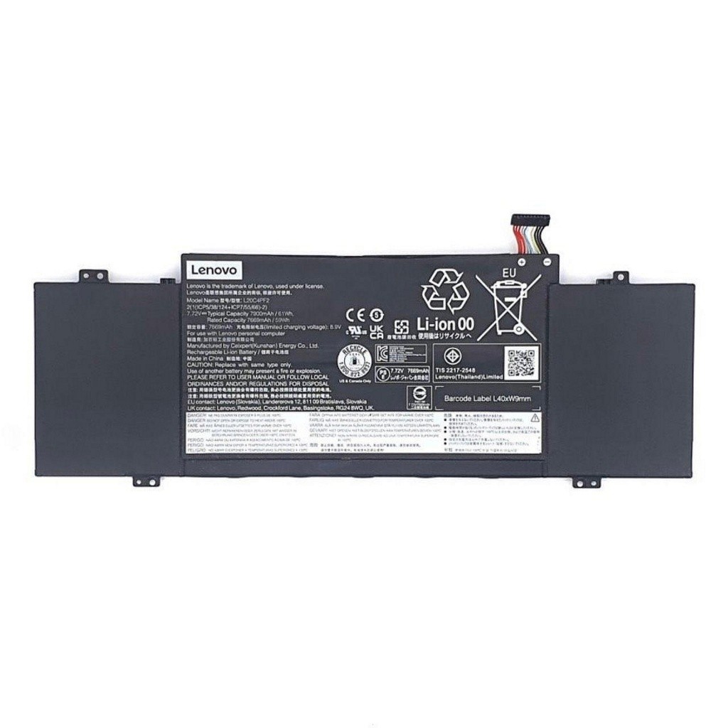 Pin laptop Lenovo Ideapad Yoga Slim 7 Carbon 14ACN6, Lenovo Ideapad Yoga Slim 7-14ACN6, L20D4PF2 L20