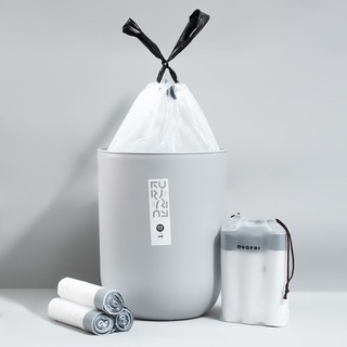 Cuộn 15 túi rác dây rút loại dày dai nhiều màu nhiều size lựa chọn