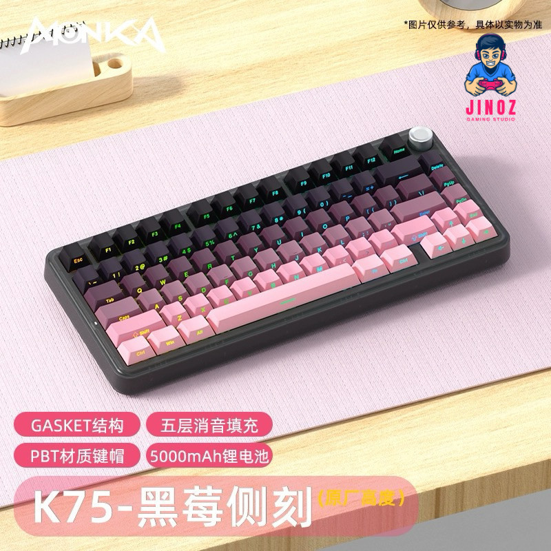 Bàn phím cơ không dây Monka K75 | 3 mode | RGB | Hotswap | BigBuy360 - bigbuy360.vn