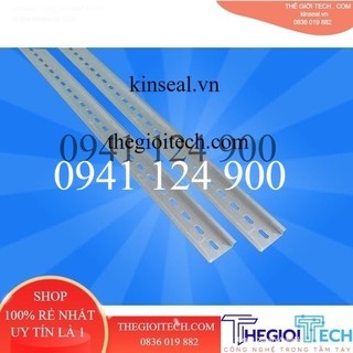 Thanh ray nhôm gắn thiết bị điện - cây dài 1m 0,5m