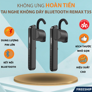  TAI NGHE BLUETOOTH REMAX T35 - Tai nghe không dây HD Voice thời gian đàm thoại lên đến 24H 