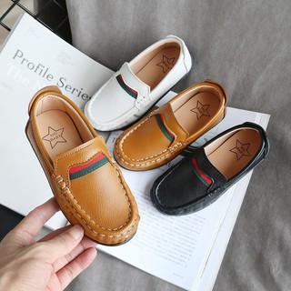Giày Vải Slip-on Bé Gái Trẻ Em Xuân Thu Hè Gommino Phong Cách Hàn Quốc Giày Trượt Ván Bé Trai Giày Thường Ngày