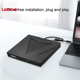 Lenovo Bên Ngoài DVD-RW Không Cần Ổ Đĩa Tốc Độ Cao Đọc-ghi Cổng Kép Độ Ồn Thấp Tương Thích Rộng Rãi Tập Tin Sao chép USB3.0 Type-C Đầu ghi DVD Laptop RW Player Driver cho Máy tính để bàn