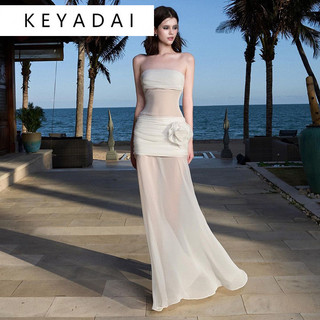 KEYADAI váy Đầm váy nữ body đầm Hàn Phong hàn quốc Minimalist Dễ thương WLQ2470AB3 28Z240711