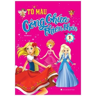 Sách tô màu công chúa thiên thần - tập 1