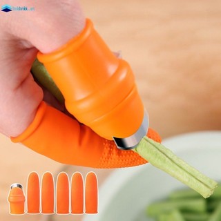 Silicon ngón tay cái lưỡi cho rau củ quả móng tay ngón tay cái rau dụng cụ cắt silicon phụ kiện nhà bếp cây kéo găng tay bảo vệ bánh răng cắt