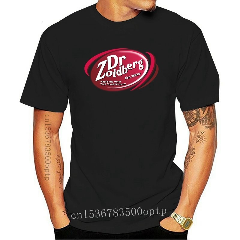 Thời Trang In Hình Ngộ nghĩnh Camiseta Dr Zoidberg Whats The Worst Dr Pepper Áo nam 100% Cotton Áo n
