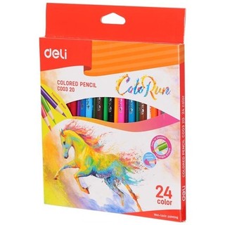 Bút chì 24 màu - deli c00320