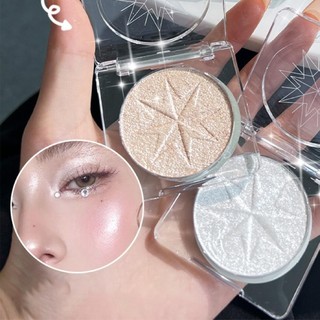 Phấn Highlighting Powder Glitter Shine Loose Powder Contouring Bột trang điểm lâu trôi